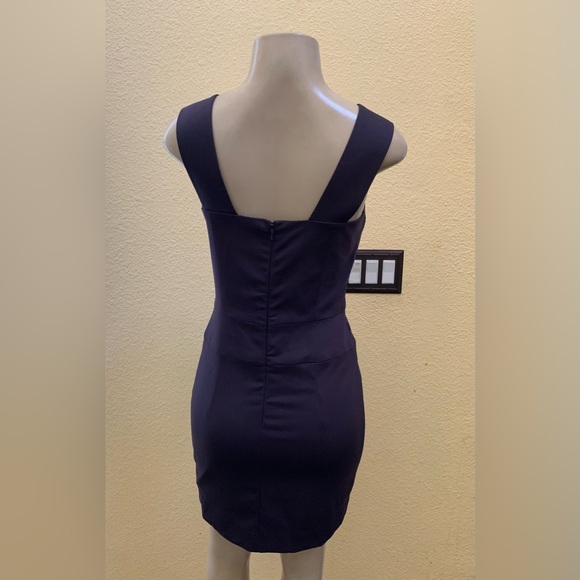 NWT Black Halo Size 6 Dark Gray Sleeveless Mini Dress - Picture 6 of 11